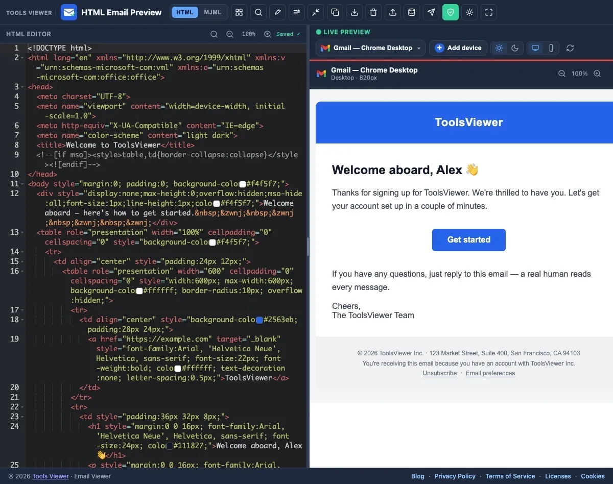 HTML Email Preview Guide — Email Viewer