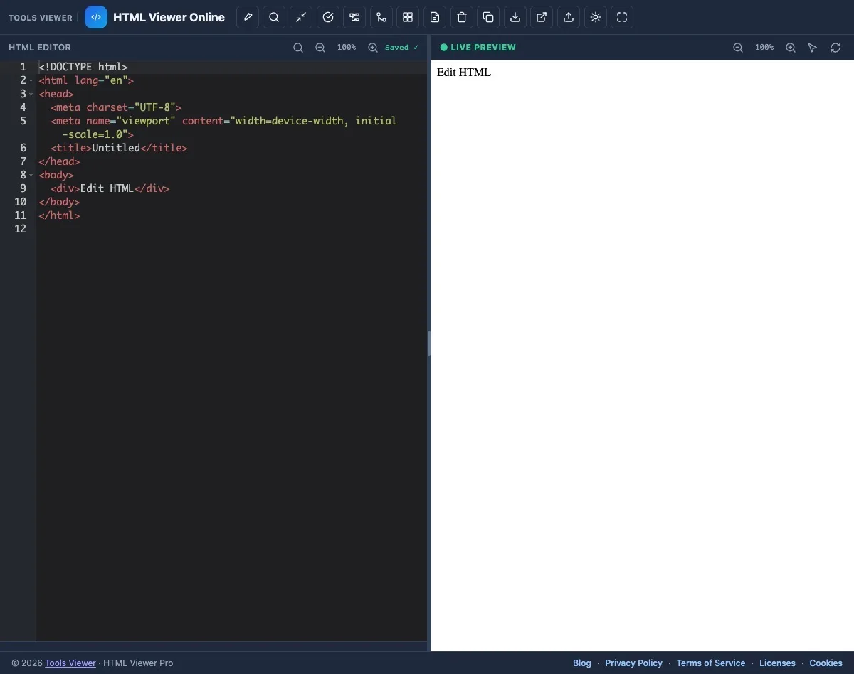 HTML Viewer Online Guide — HTML Viewer Pro