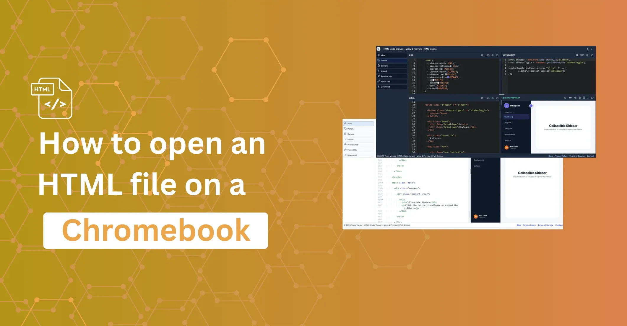 How to Open an HTML File on a Chromebook